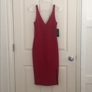 Iconic Moment Red Bodycon Midi Dress Lulus